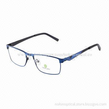 Stainless Steel Optical Eyeglass Frame for Men, Customized Logo
